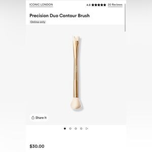 4 x Iconic London Precision Duo Contour Brush